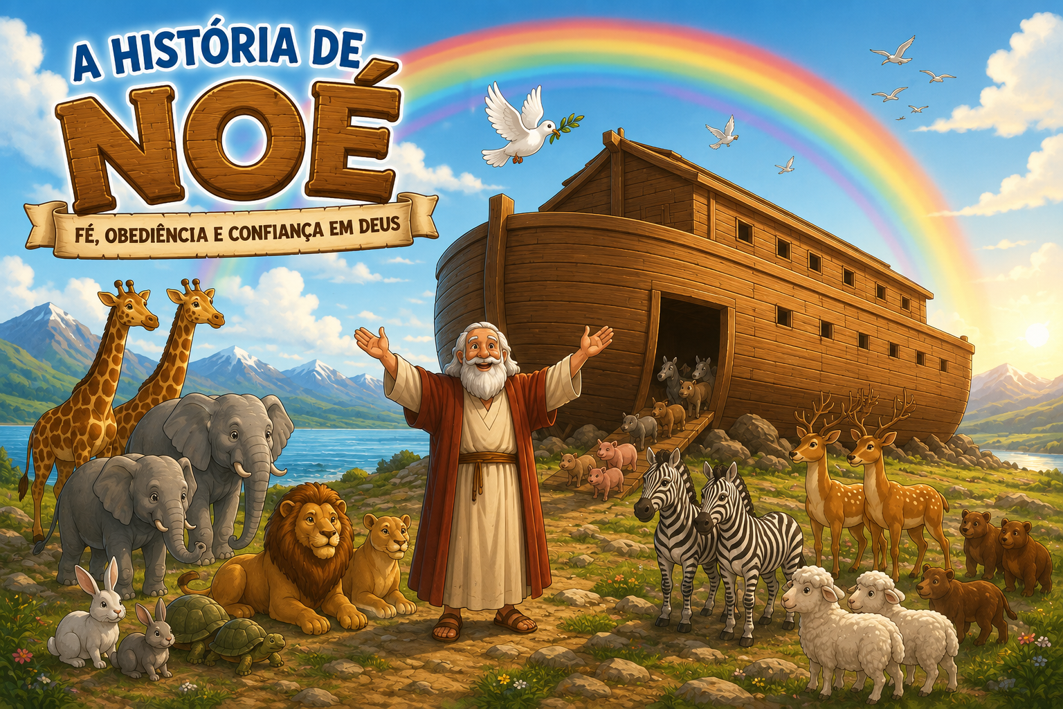 Leia mais sobre o artigo História de Noé para Crianças: Uma Lição de Fé e Obediência